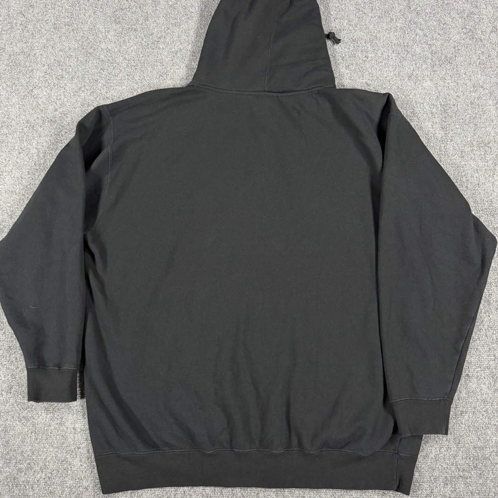 Vintage Billabong Hoodie Mens XL Black Big Graphic Fill Zip Y2K Surf Skate - Picture 7 of 7
